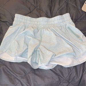 Sea foam green lululemon shorts